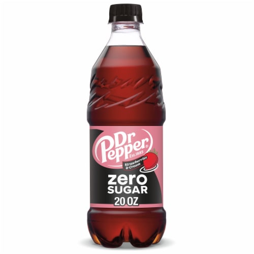 Dr Pepper Strawberries & Cream Zero Sugar Soda M3